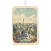 文字カスタムベルリン，ドイツ カーエアーフレッシュナー (裏面)