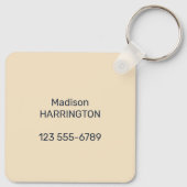 文字カスタムペルーマチュピチュ キーホルダー (裏面)