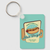 文字カスタムホットドッグ キーホルダー (正面)