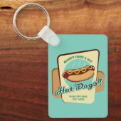 文字カスタムホットドッグ キーホルダー (正面)