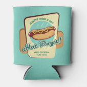 文字カスタムホットドッグ 缶クーラー (正面)