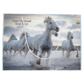 文字カスタムホワイトホース ラージペーパーバッグ (裏面)