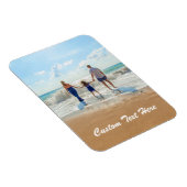 文字カスタムマグネットあなたの家族の写真ギフト マグネット (右側)