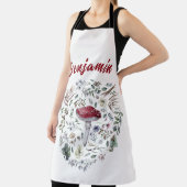 文字カスタムマッシュルームラバーエプロン エプロン (インサイチュ)