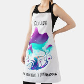 文字カスタムマッシュルームラバーエプロン エプロン (インサイチュ)