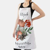 文字カスタムマッシュルームラバーエプロン エプロン (インサイチュ)