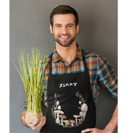 文字カスタムマッシュルームラバーエプロン エプロン