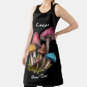 文字カスタムマッシュルームラバーエプロン エプロン (インサイチュ)