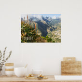 文字カスタムマデイラポルトガル ポスター (キッチン)