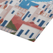 文字カスタムミコノスギリシャ カッティングボード (角)