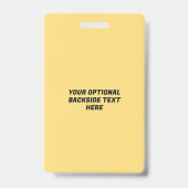 文字カスタムモトクロス バッジ (Back)