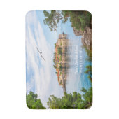 文字カスタムモンテネグロ バスマット (正面縦)