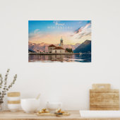 文字カスタムモンテネグロ ポスター (キッチン)