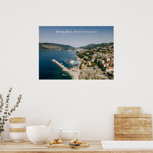 文字カスタムモンテネグロ ポスター (キッチン)