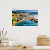 文字カスタムモンテネグロ ポスター (キッチン)