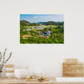 文字カスタムモンテネグロ ポスター (キッチン)