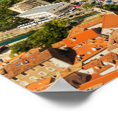 文字カスタムモンテネグロ ポスター (角)