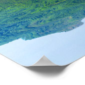 文字カスタムモンテネグロ ポスター (角)