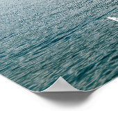 文字カスタムモンテネグロ ポスター (角)