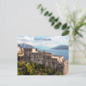 文字カスタムモンテネグロ ポストカード (スタンド正面)