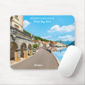 文字カスタムモンテネグロ マウスパッド (マウス)