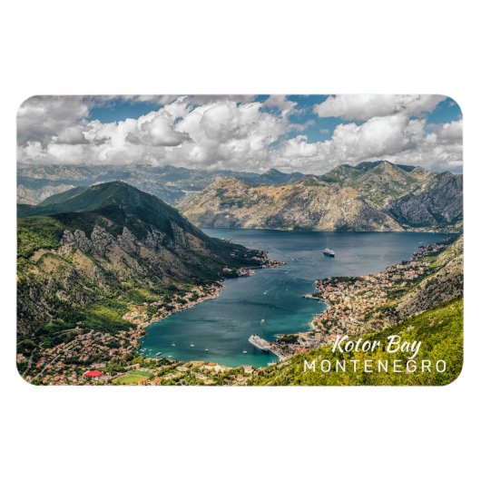 文字カスタムモンテネグロ マグネット (横)