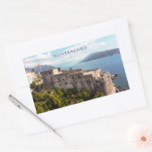 文字カスタムモンテネグロ 長方形シール (封筒)