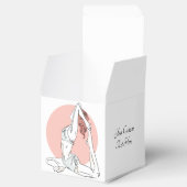 文字カスタムヨガウーマンフェイスボックス フェイバーボックス (オープン)