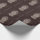 文字カスタムラッピング紙 ラッピングペーパー (角)