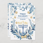 文字カスタムラディアントハヌカー開花 シーズンカード (正面/裏面)