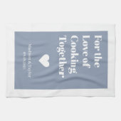 文字カスタムラブキッチンタオル キッチンタオル (横)