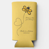 文字カスタムラブビー スリム缶クーラー (裏面)