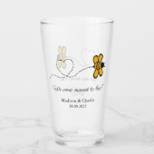 文字カスタムラブビー タンブラーグラス (正面)