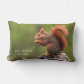 文字カスタムリス ランバークッション (正面)