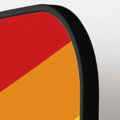 文字カスタムレインボープライド ピックルボールラケット (左詳細)