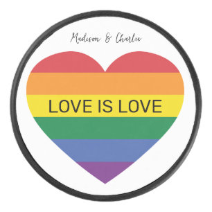 文字カスタムレインボーラブ アイスホッケーパック