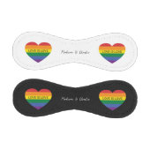 文字カスタムレインボーラブ 野球ボール (パネル)