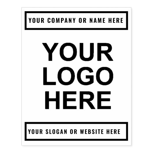 文字カスタムロゴのゴム印 ラバースタンプ (インプリント)