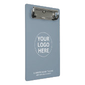 文字カスタムロゴ&ダスティブループロモーション ミニクリップボード (アングル)