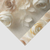 文字カスタムロマンチックなフローラアートとバラ 薄葉紙 (詳細)