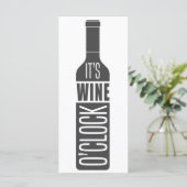 文字カスタムワインメニューカード メニュー (スタンド正面)