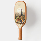 文字カスタムワインラバーズ ピックルボールラケット (左)