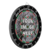 文字カスタム付きイメージダーツボード ダーツボード (正面左)