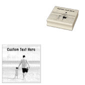 文字カスタム付きフォトラバースタンプ ラバースタンプ (押印)