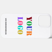 文字カスタム会社のロゴとビジネスiPhoneケース Case-Mate iPhoneケース (裏面 (横))