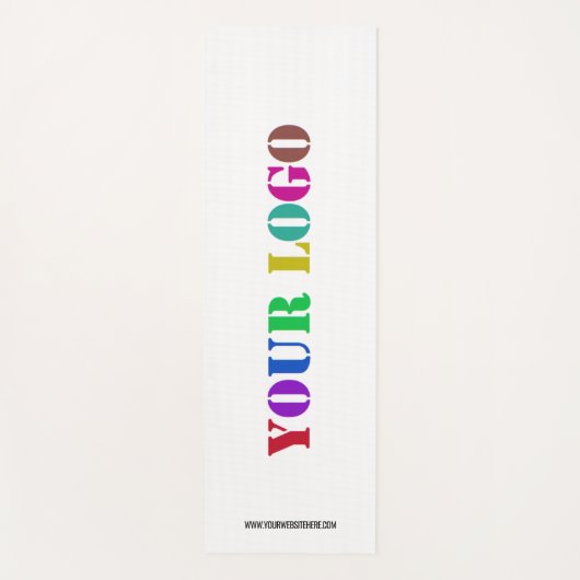 文字カスタム会社ロゴとビジネス用ヨガマット ヨガマット (正面)