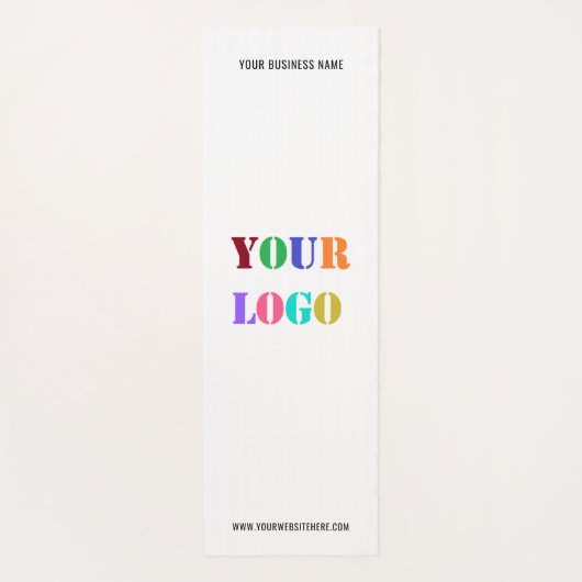 文字カスタム会社ロゴとビジネス用ヨガマット ヨガマット (裏面)