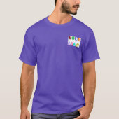 文字カスタム会社ロゴとビジネスTシャツ Tシャツ (正面)