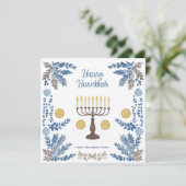 文字カスタム光の伝統:水色 シーズンカード (スタンド正面)