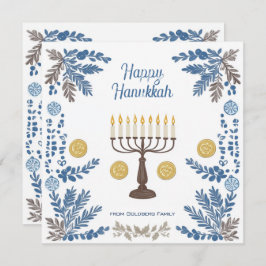 文字カスタム光の伝統：水色 シーズンカード